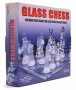 Шах със стъклени фигури, снимка 1 - Шах и табла - 28017343