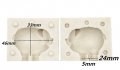 3D Прасенце прасе части силиконов молд форма за фондан украса торта декорация, снимка 2