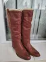 Естествена кожа дамски ботуши 40 номер, снимка 5