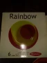 Нов комплект от 6бр. плоски чинии Rainbow 26см., снимка 3