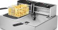 Професионален фритюрник двоен 2×5,5л. Чисто нов ТОП Цена 220лв/112,48€, снимка 6
