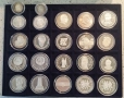 Колекция сребро 1963-1990 62 бр, снимка 1