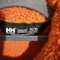 Helly Hansen Yu 1/2 zip borg fleece in orange/khaki. , снимка 3 - Пуловери - 43844499