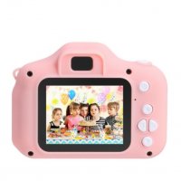 Дигитален детски фотоапарат мини фото камера за снимки и видео в Син и розов цвят, снимка 13 - Фотоапарати - 39579552
