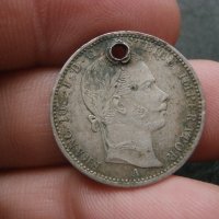 Сребърна монета 1/4 флорин 1839 , снимка 3 - Нумизматика и бонистика - 42958049
