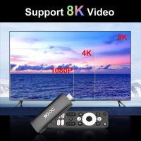DQ06 TV Stick 4K, Android TV, IPTV, SlimBoxTv, Тв Стик, HDR10+, WiFi 6, Smart TV, снимка 3 - Приемници и антени - 43492372
