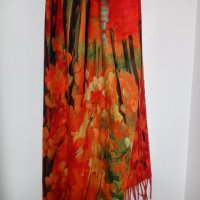 Двулицеви дамски шалове - различни разцветки, снимка 7 - Шалове - 43450206