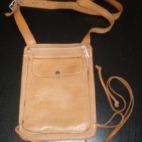 Чанта за носене на пари и документи до тялото -кожа, ръчна изработка- НОВА, снимка 1 - Чанти - 36771692
