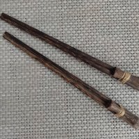 комплект оригинални бамбукови пръчки за китайска кухня, снимка 2 - Прибори за хранене, готвене и сервиране - 40503194