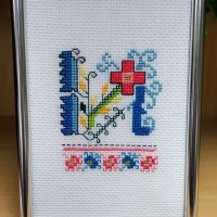 Ръчно бродирани шевици с буква за подарък bulgarian embroidery, снимка 10 - Декорация за дома - 35067589