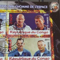 Пощенски марки  чиста комплектна серия КОСМОС поша Република Конго много красиви за колекция 29809, снимка 5 - Филателия - 37690236