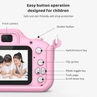Дигитален детски фотоапарат STELS Q90s,Дигитална камера, 64GB SD карта, снимка 14 - Други - 44043484