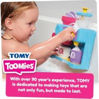Нова TOMY Toomies Бебешка играчка за къпане - Стенен монтаж мехурчеста вана , снимка 4 - Други - 43559228