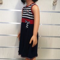 Нова детска моряшка рокличка с висока талия от 1 година до 14 години, снимка 10 - Детски рокли и поли - 29040098