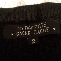 "CACHE CACHE" черна жилетка , снимка 6 - Жилетки - 27731371