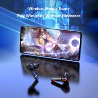 Безжични bluetooth геймърски слушалки KS06 TWS  Bluetooth 5.0, Шумопотискащи, музика, спорт, снимка 7 - Безжични слушалки - 37405936