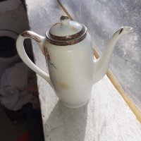Чайник порцелан Kutani Япония, снимка 3 - Антикварни и старинни предмети - 43542437