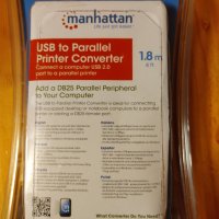 Конвертор USB 2.0 към Parallel, снимка 2 - Консумативи за принтери - 43392494