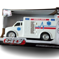 Детска линейка със светлини и звуци, снимка 1 - Коли, камиони, мотори, писти - 44891276