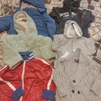 Лот детски дрешки за момченце р.74/80, снимка 3 - Бебешки якета и елеци - 34933238