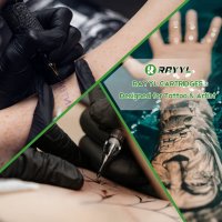 Нов Машинен комплект Консумативи Игли мастило татуировка татус, снимка 5 - Други - 39992121