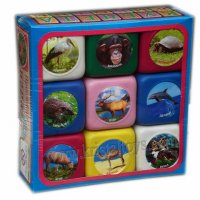 Пластмасови кубчета 9 броя, снимка 1 - Образователни игри - 40169643