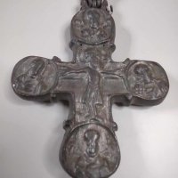 Много стар модел на античен кръст, снимка 1 - Антикварни и старинни предмети - 43023924
