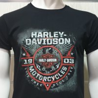 Нова мъжка тениска с дигитален печат MOTOR HARLEY DAVIDSON, мотори, снимка 11 - Тениски - 28933590