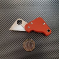 Мини нож с клипс за колан в стил Spyderco , снимка 8 - Ножове - 39324129