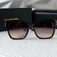 Balenciaga дамски слънчеви очила котка котешки очи 2 цвята, снимка 7 - Слънчеви и диоптрични очила - 40789932