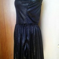 Нова сребриста черна рокля INFLUX  👗🍀S, M🍀👗  код 008 , снимка 4 - Рокли - 26816423