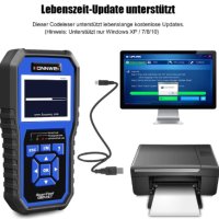 VW диагностика KONNWEI KW450 OBD2 скенер за всички системи с 9 специални функции за автомобили VAG , снимка 6 - Аксесоари и консумативи - 43972743