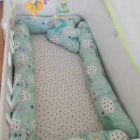 Обиколник за бебешко креватче , снимка 2 - Спално бельо и завивки - 32452054