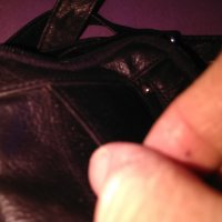 Чанта за през рамо и ръка -за колан -естествена кожа малка 165х125мм, снимка 6 - Чанти - 27647847