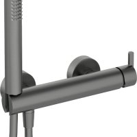 Комплект Титаниев смесител с душ слушалка тип Дъжд Silia Titanium, снимка 1 - Душове - 43821834