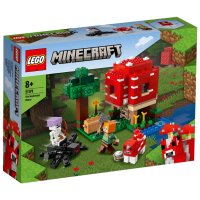 Kонструктор LEGO® Minecraft  21179 - Къщата на гъбите / 272 части , снимка 1 - Конструктори - 43251240