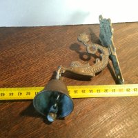 Камбана, звънец, хлопка месинг (бронз) от колекция , снимка 3 - Антикварни и старинни предмети - 42938573