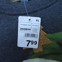 Нова мъжка коледна ватирана блуза фланела суитшърт пуловер фанела (L), снимка 5 - Блузи - 39759015