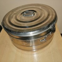 Продавам барабан за стерелизация на инструменти, алпака, 320/200мм, снимка 1 - Съдове за готвене - 27479696