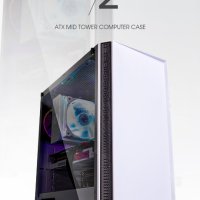 Zalman кутия за компютър Case ATX - R2 WHITE, снимка 5 - Други - 43142470