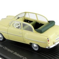 Opel Olympia Rekord Cabrio-Limousine 1954 - мащаб 1:43 на DeAgostini моделът е нов в PVC дисплей-кей, снимка 2 - Колекции - 44096758