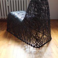 Продавам "Random Chair" от карбонови нишки на Goods, снимка 6 - Столове - 40810792