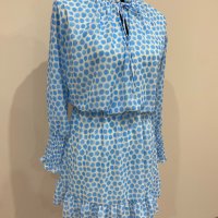 Ефирна рокля в небесно синьо, снимка 2 - Рокли - 40445341