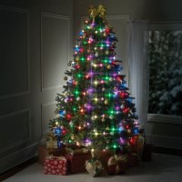 2119 Коледни лампички за елха светещи в 16 цвята, снимка 4 - Декорация за дома - 37357948