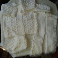 Ръчно плетени комплекти , снимка 4 - Комплекти за бебе - 26673068