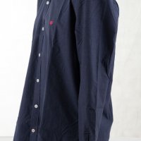 Мъжка памучна тъмносиня риза марка Giorgio di Mare - L, снимка 2 - Ризи - 28213906