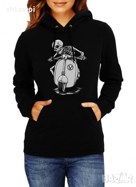 Дамски Суитчър/Суитшърт vespa zombie 1, снимка 1