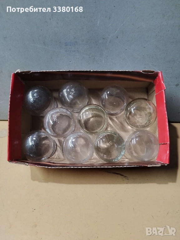 стъклени вендузи от старо време, снимка 1