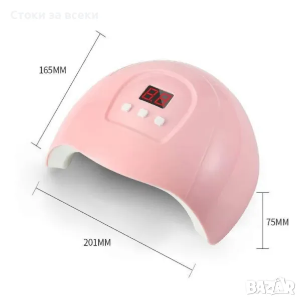 Професионална 54W UV LED лампа за нокти с таймер SUN X4, снимка 1