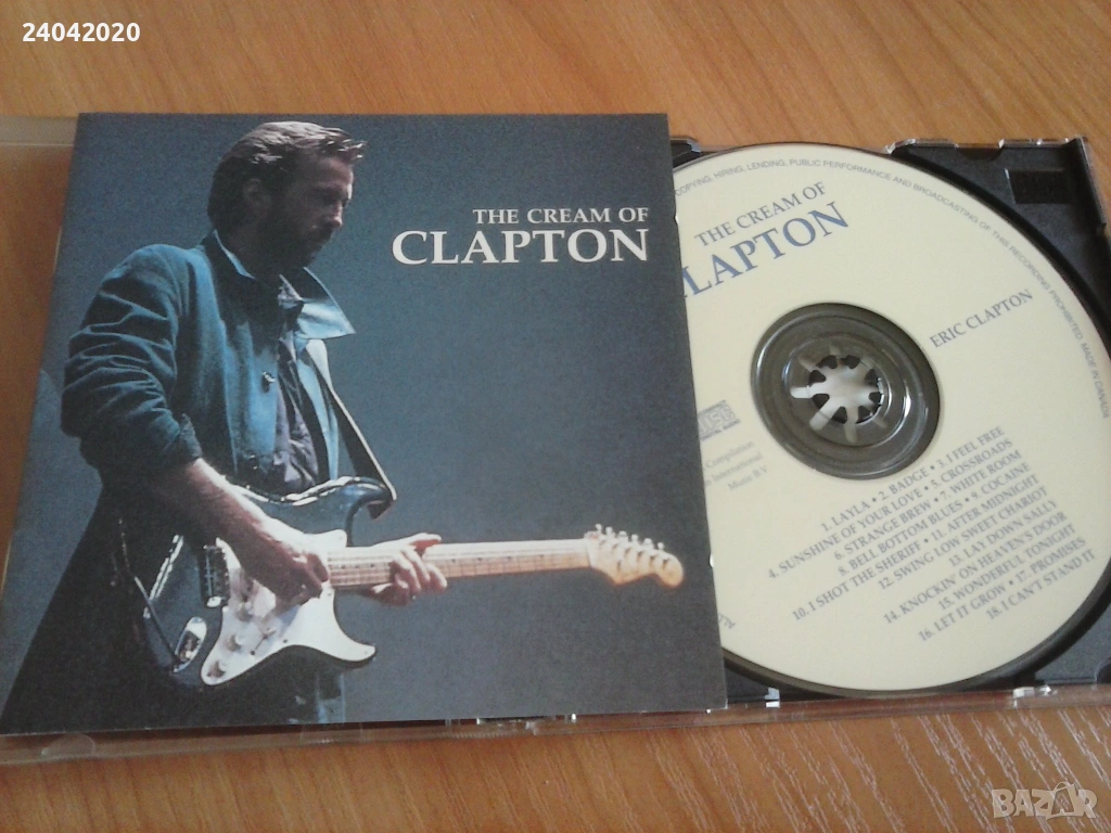 Eric Clapton – The Cream Of Clapton CD Printed in CANADA, снимка 1